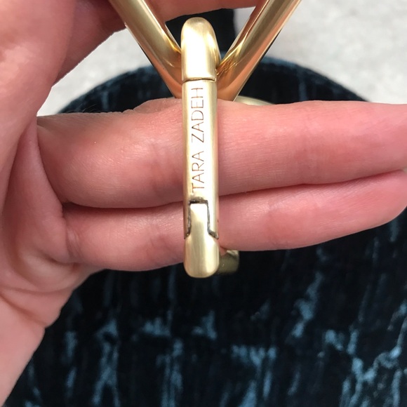 Tara Zadeh Velvet Cerulean Round Bag - Picture 7 of 7